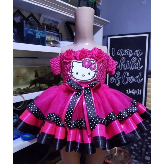 Hello kitty tutu dress 1st clearance birthday