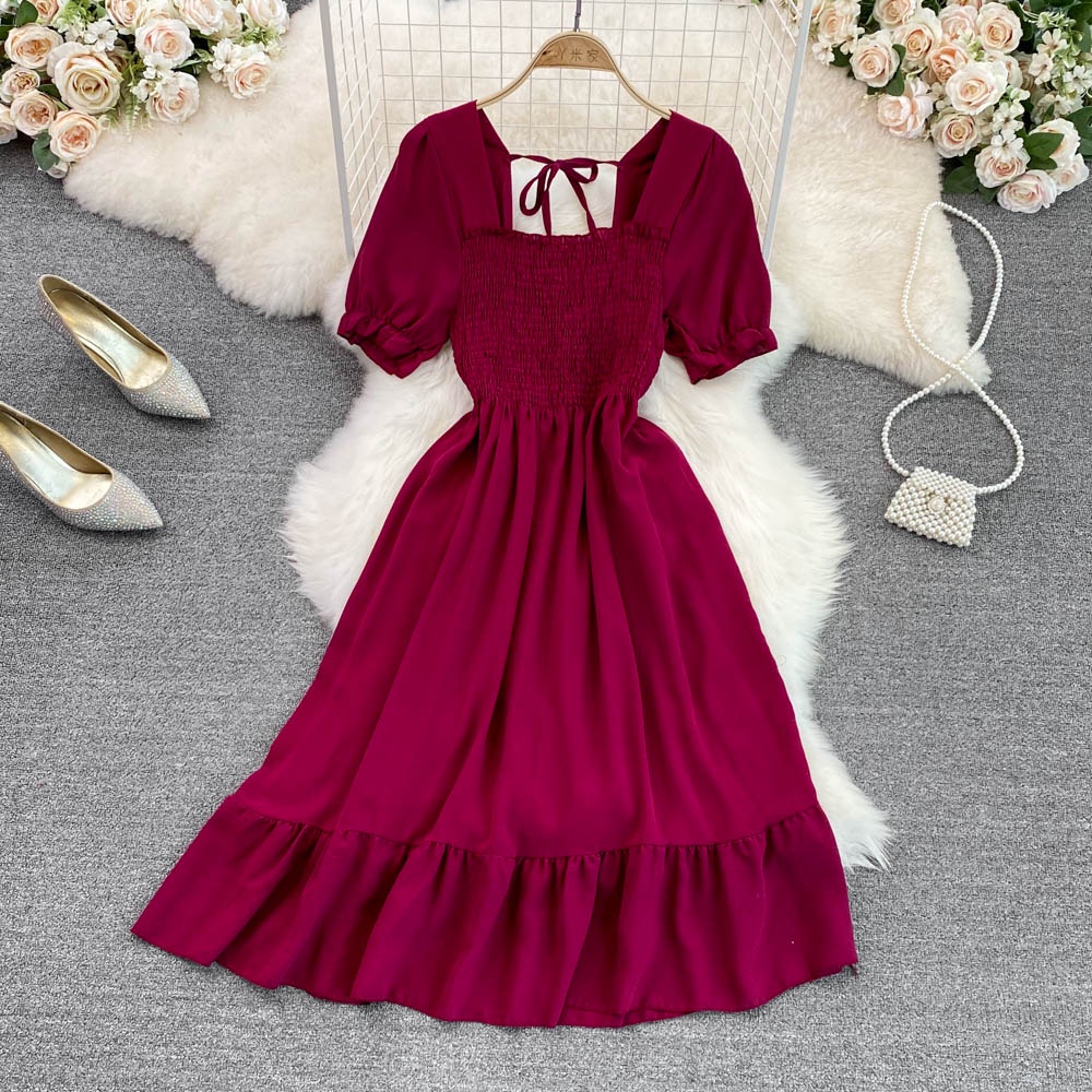 Magenta dress cheap casual