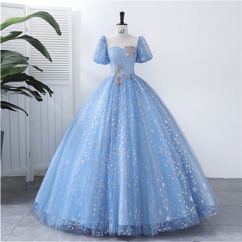 ball starry night gown