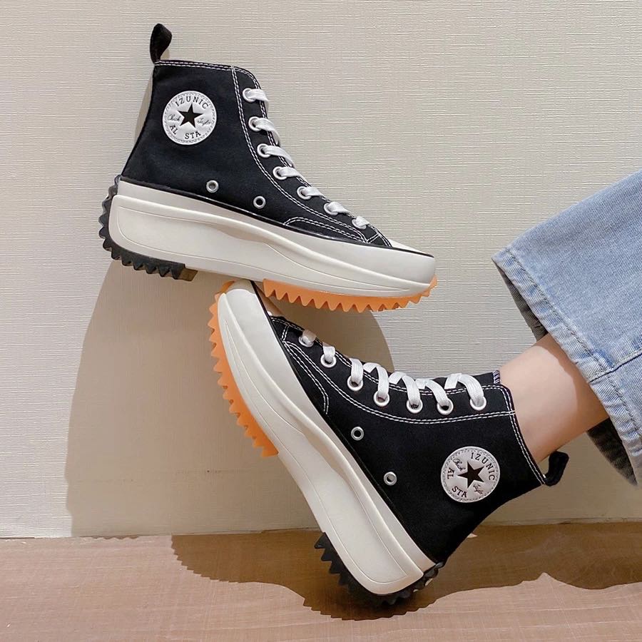 Converse Fashion Run Strar Hike Canvas Wedge Sneakers High Top