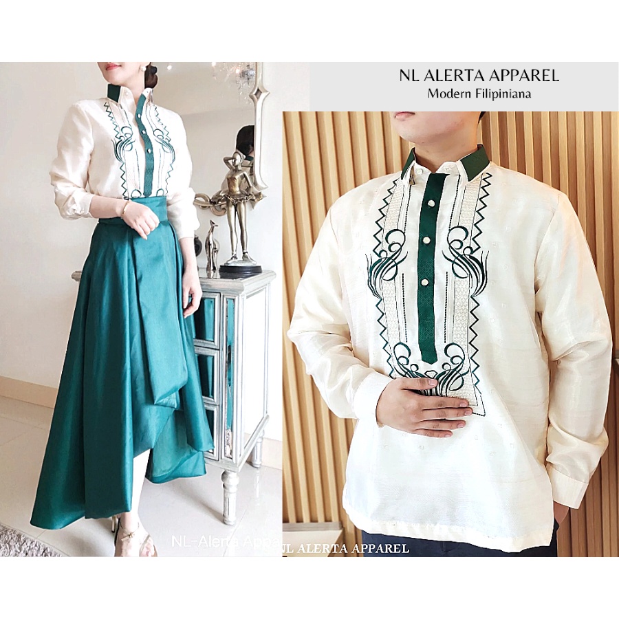 PURE EMBROIDERED BARONG FOR MEN AND WOMEN INDIVIDUAL SELLING