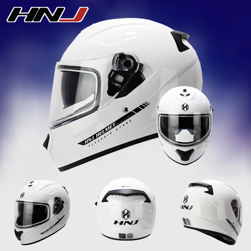 Hnj store helmet white