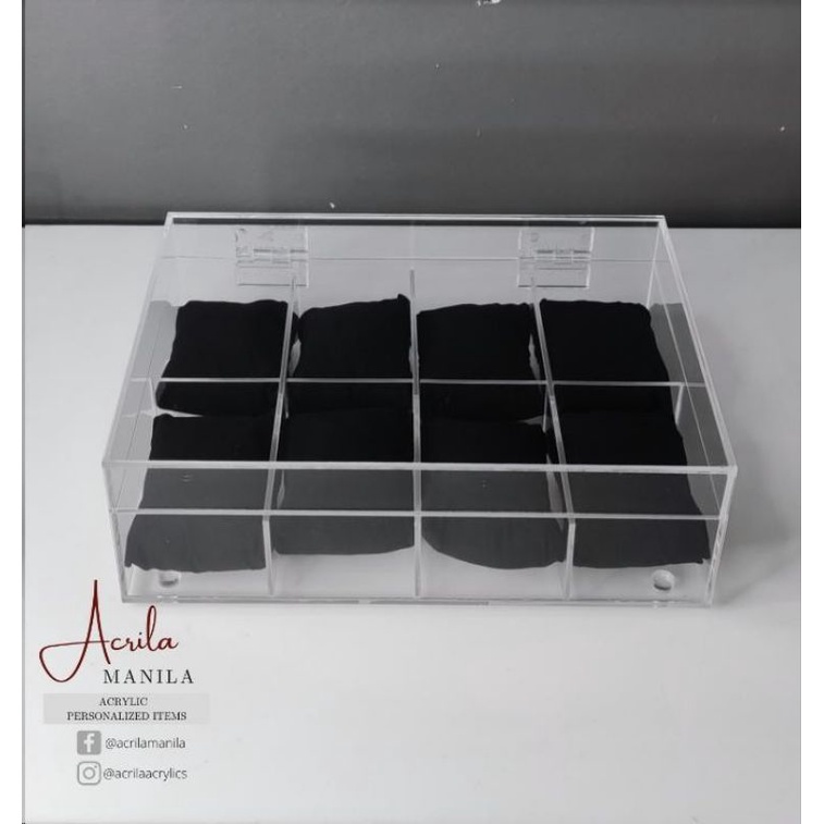 Acrylic Watch Box Holder Organizer Shopee Philippines