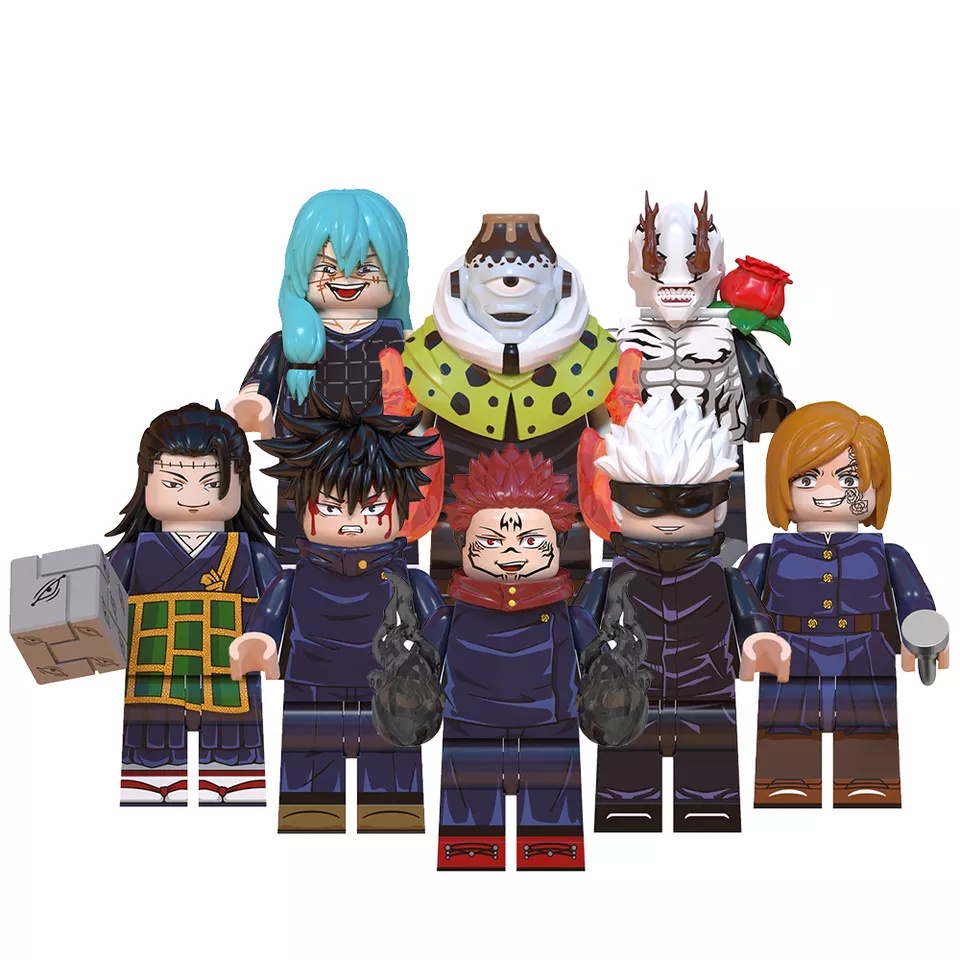 BLEACH Building Blocks Anime Cartoon Mini Action Figures Toy Christmas  Present Jujutsu Kaisen Minifigures Compatible with Lego - AliExpress