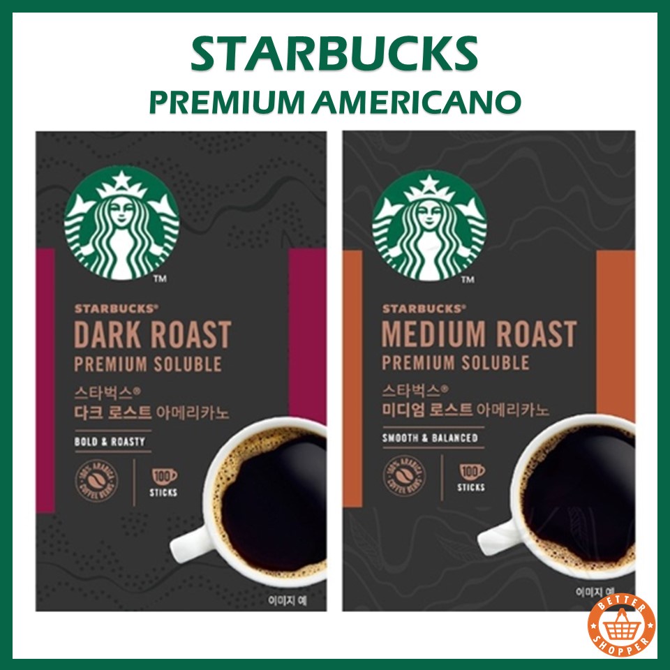 Starbucks]Premium Instant Americano Coffee, Instant Coffee, Black Coffee,  Diet Coffee