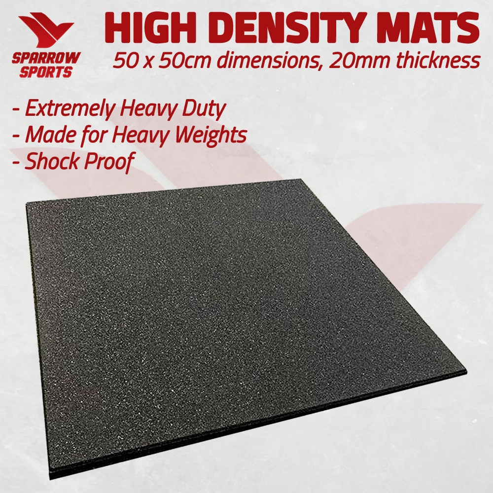 High density rubber discount mat