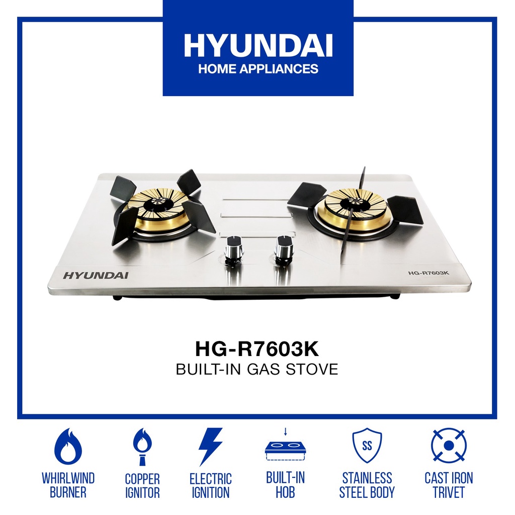 Hyundai built deals in gas stove