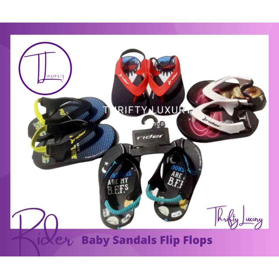 Original Ipanema Baby and Rider Baby Flip Flops Slippers Shopee