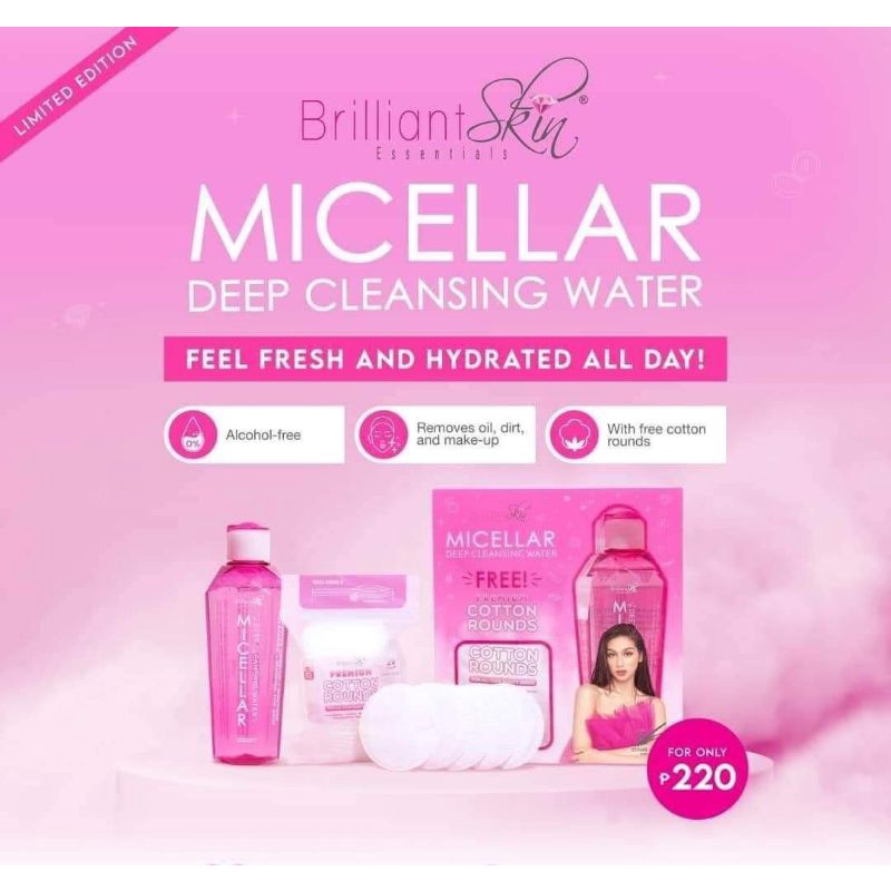 Brilliant Skin Micellar Deep Cleansing Water | Shopee Philippines