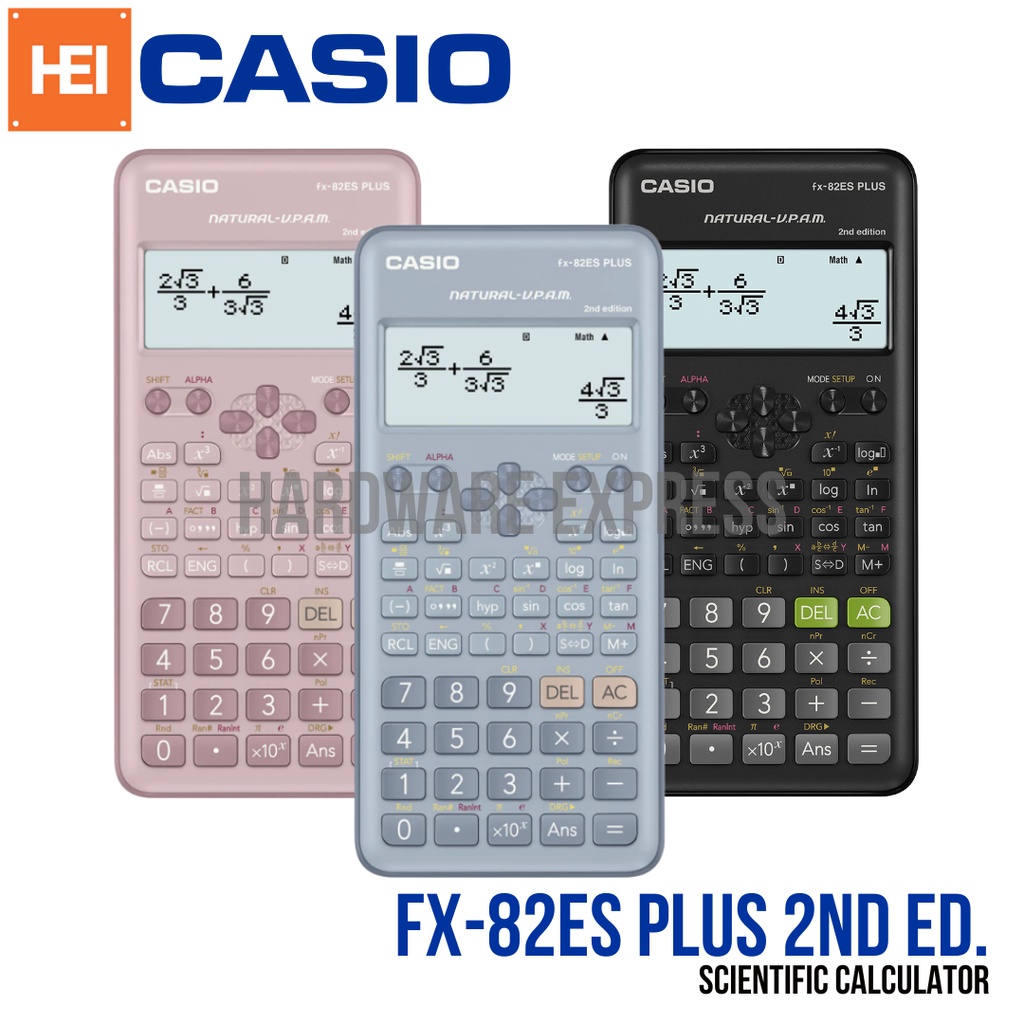 CASIO Scientific Calculator FX 82ES PLUS 2nd Edition 100 Original