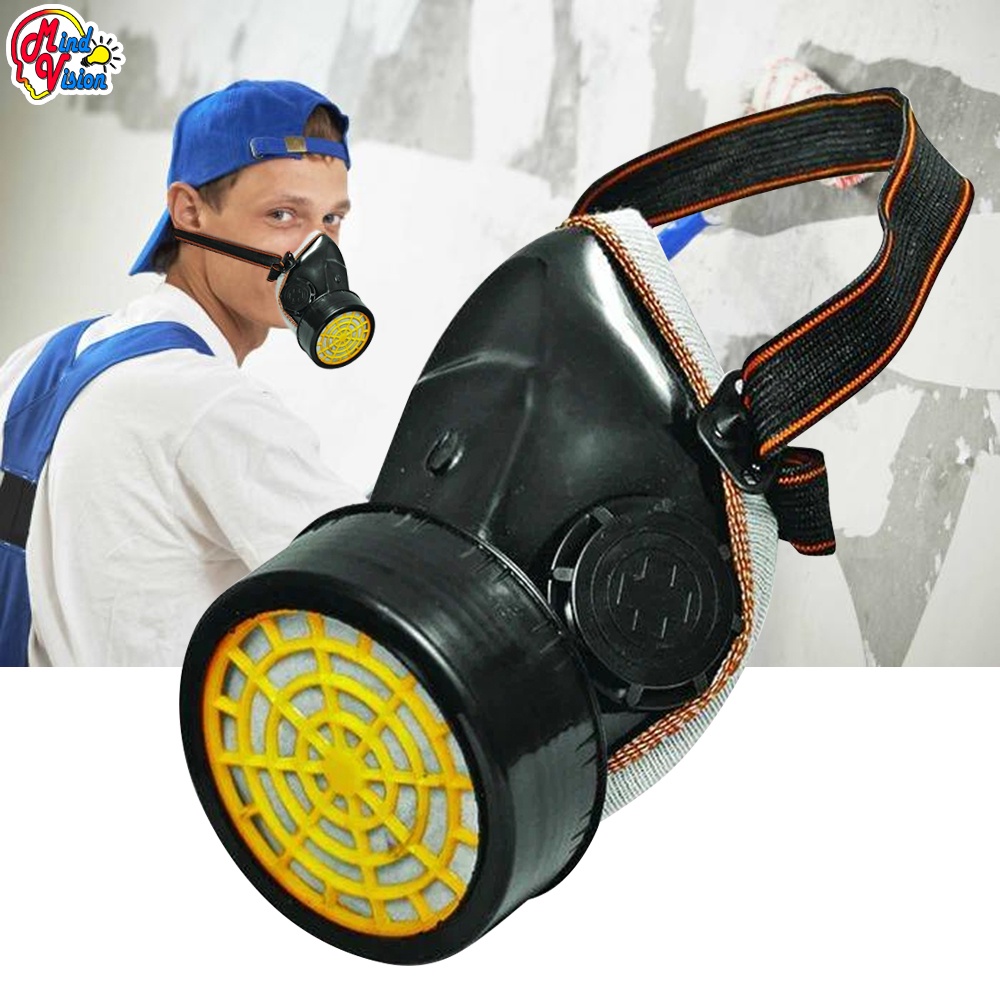 Gas Mask Chemical Anti-Dust Paint Industrial Respirator Mask Single (WB150)