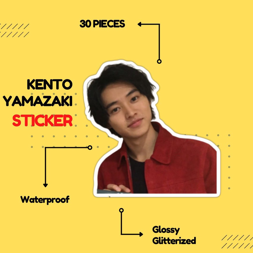 Kento Yamazaki Sticker Pack 30 Pieces Shopee Philippines