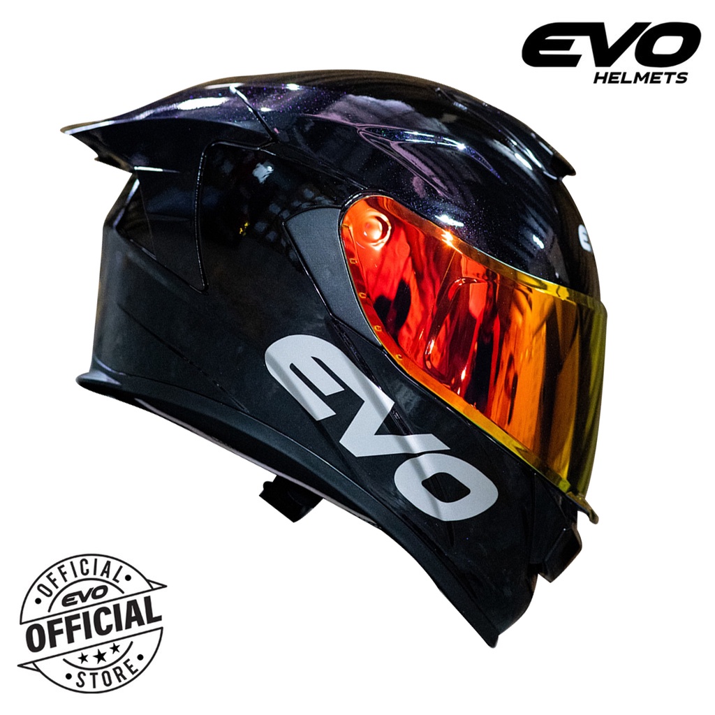 Full face store dual visor helmet