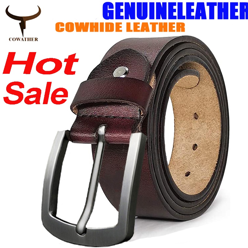High Quality K letter belts men slide buckle 3.3cm wide black