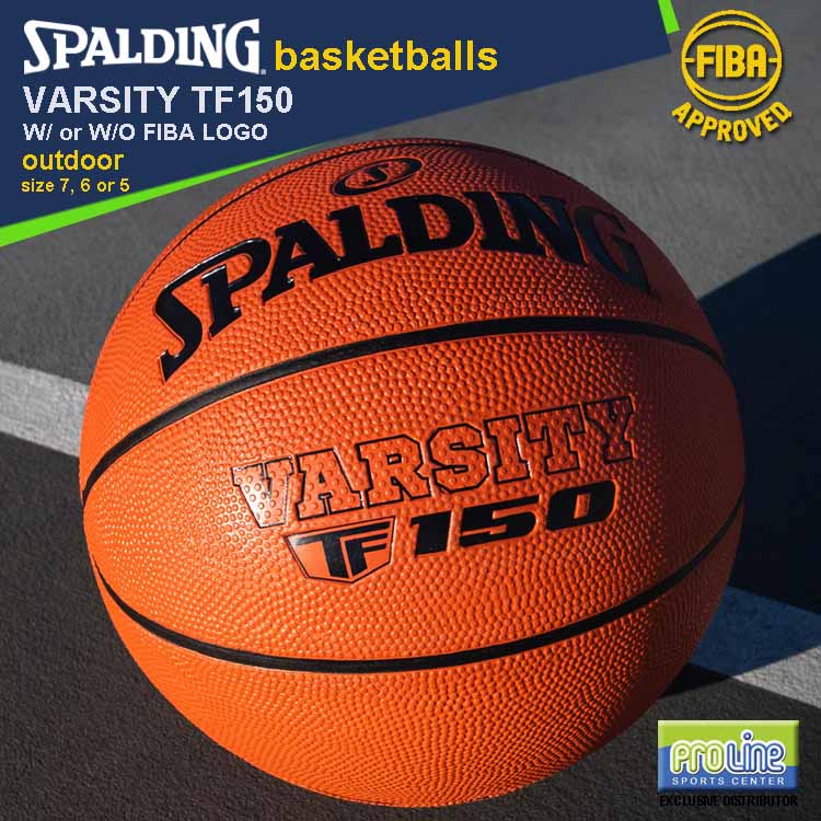 Balón Euroliga Spalding Varsity TF150 Rubber (Talla 5)