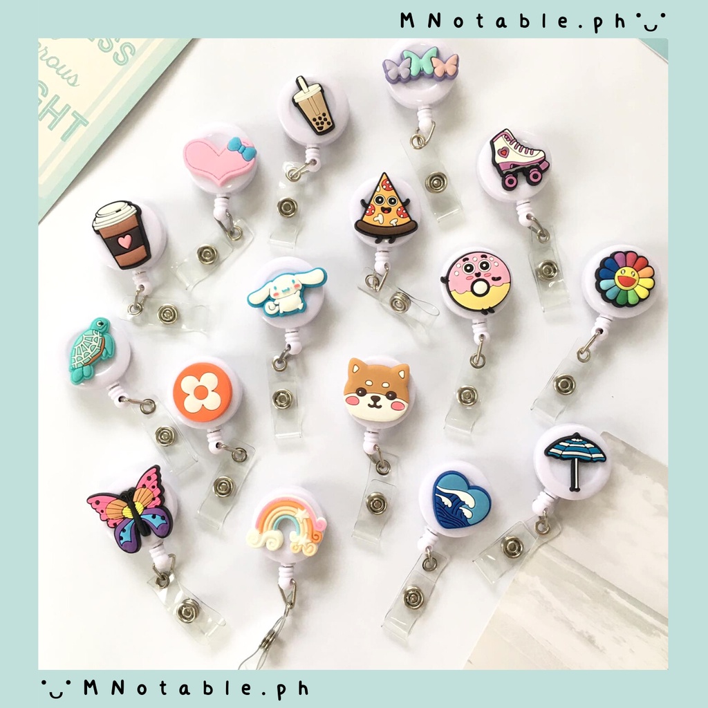  Dolphin in The Ocean Retractable Badge Holders Badge Clip ID  Card Holders Name Badge Holder Reels Cute Nurse Badge Reel for ID Card Name  Holder and Keychain : Office Products