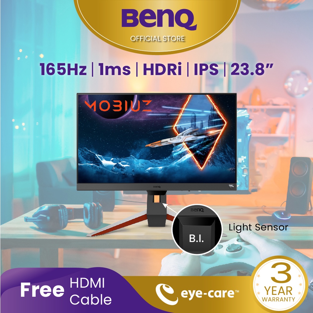 BenQ MOBIUZ EX240 23.8 HDR 165 Hz Gaming Monitor