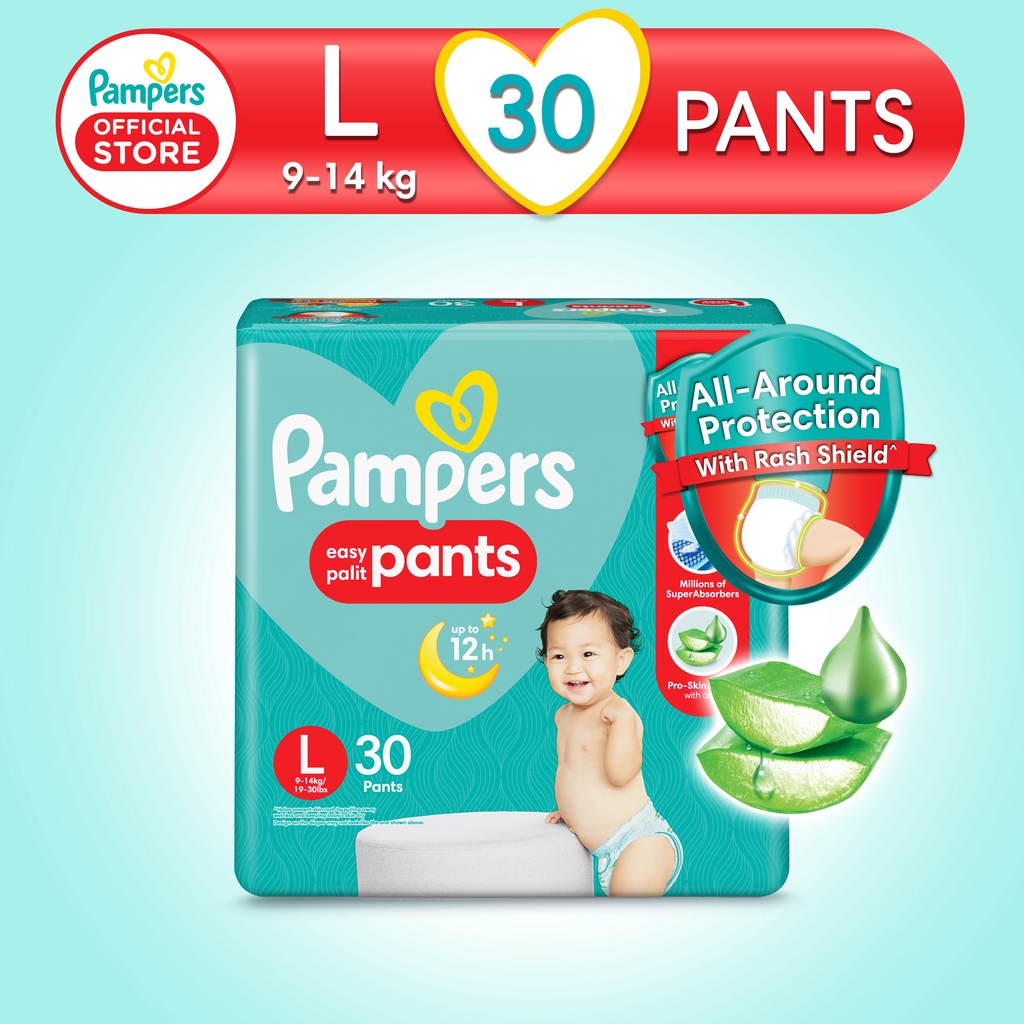 Pampers Premium Care Pants Diapers, Size 4, 9-14kg, Easy On & Easy