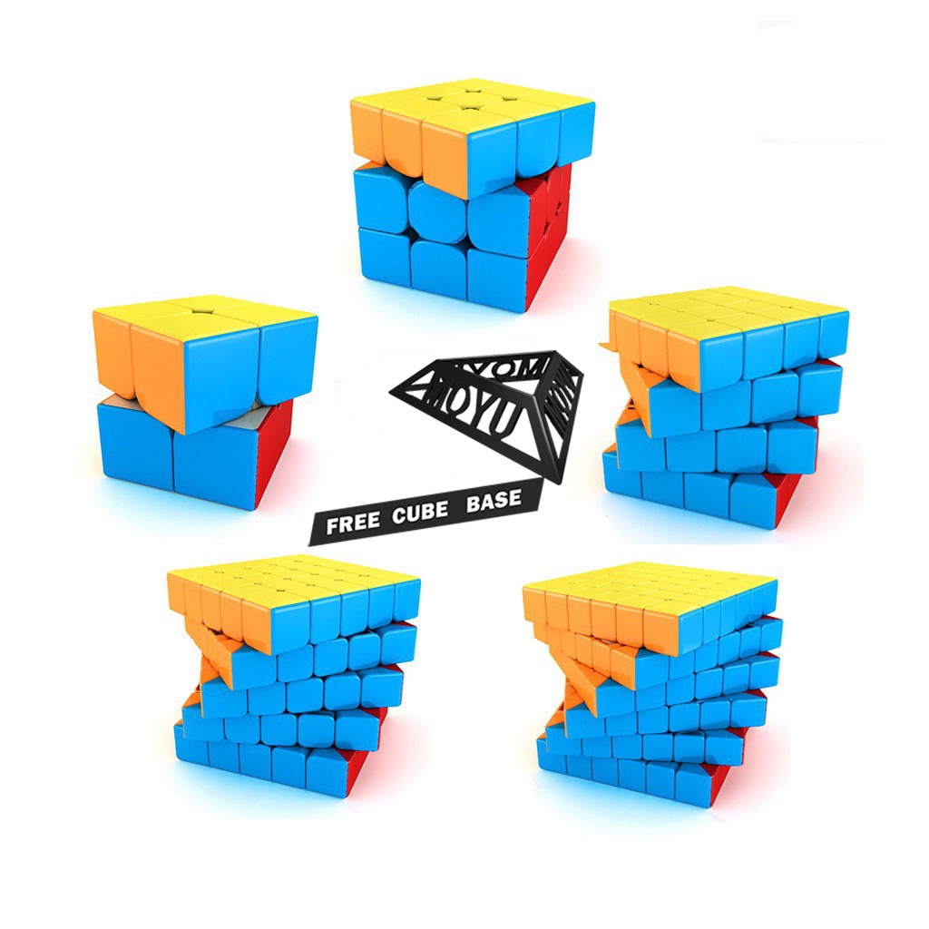 Carbon Fiber Cube Magic Cube Speed 2x2 3x3 4x4 5x5 Pyramid 223 233