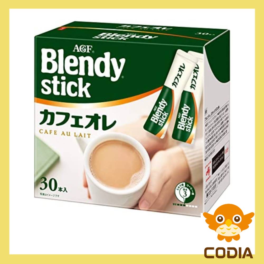 AGF) Blendy Stick Cafe Au Lait (Original) Instant Coffee 27 sticks –  Japanese Green Tea Shops