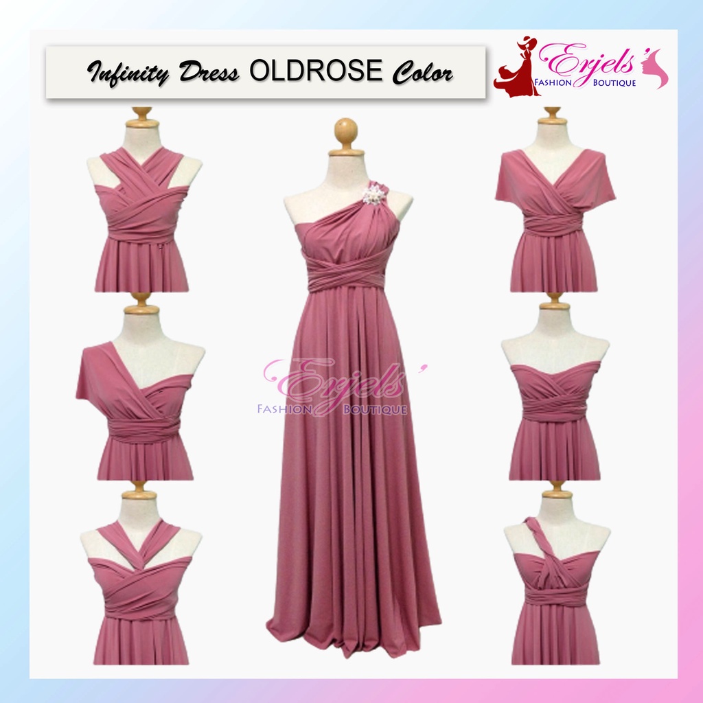 Infinity dress old clearance rose