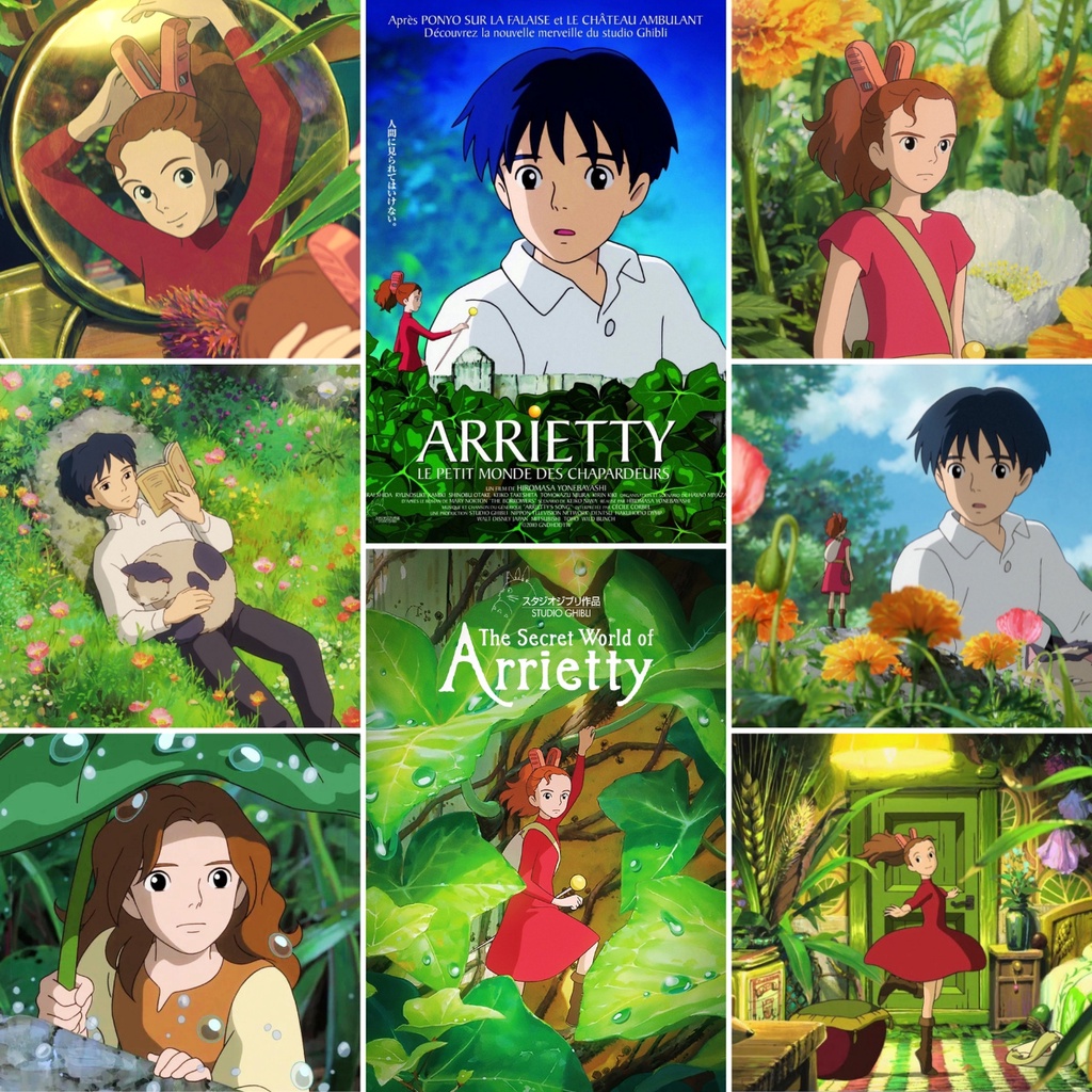 The Secret World of Arrietty Ghibli Movie Posters A4 Size | Shopee  Philippines