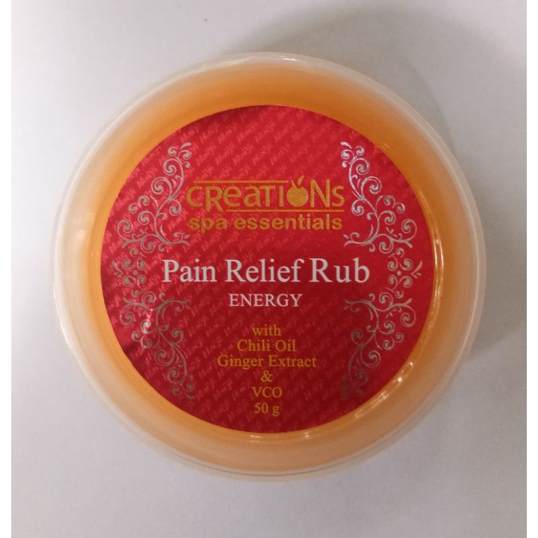 Creations Spa Essentials Pain Relief Rub – Olivia Organica w/Chili