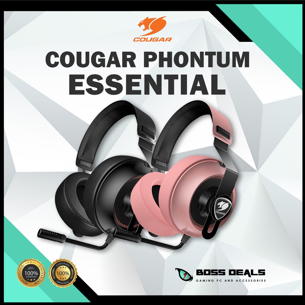 COUGAR PHONTUM ESSENTIAL STEREO GAMING HEADSET Shopee Philippines