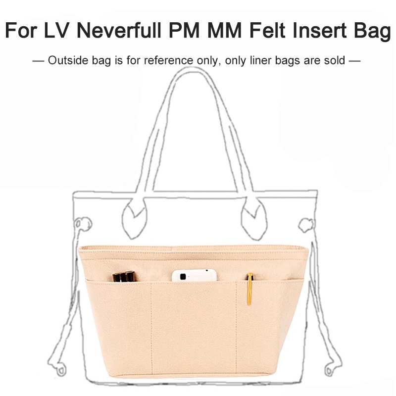 Organizer For Neverfull Pm Mm Insert Bags Makeup Handbag Inner