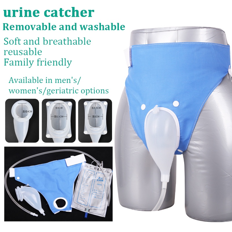 Silicone Funnel Urine Catheter Incontinence Underpants Removable