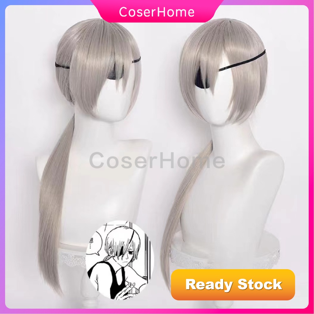 New 2023 Chainsaw Man Denji Wig Cosplay Golden Yellow Curly Hair Anime  Fluffy Wigs Halloween
