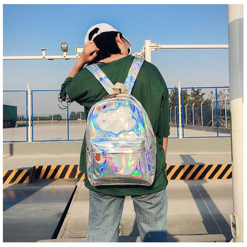 Crybaby holographic clearance backpack