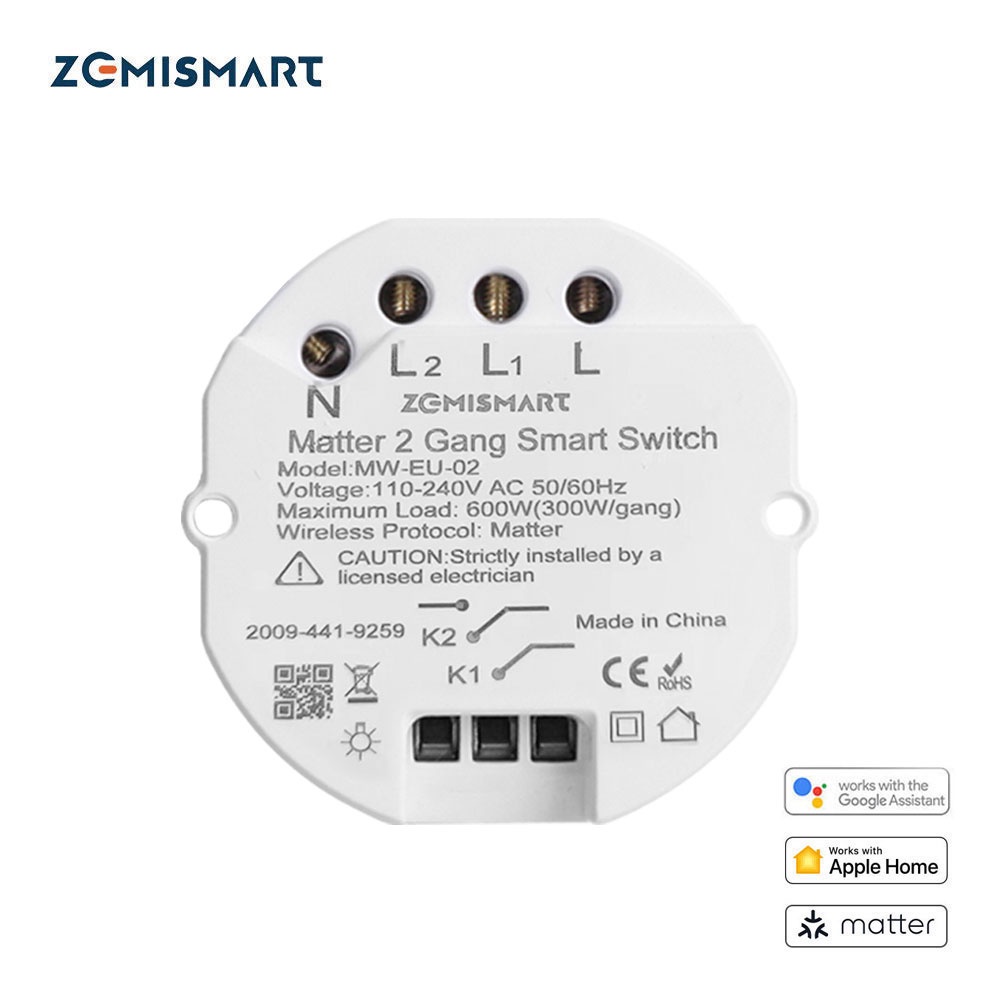 Zemismart Matter Over WiFi 7W Smart LED Filament Light Bulb E27 Dimmable  Tungsten Lamp SmartThings Siri Alexa Google Home 220V