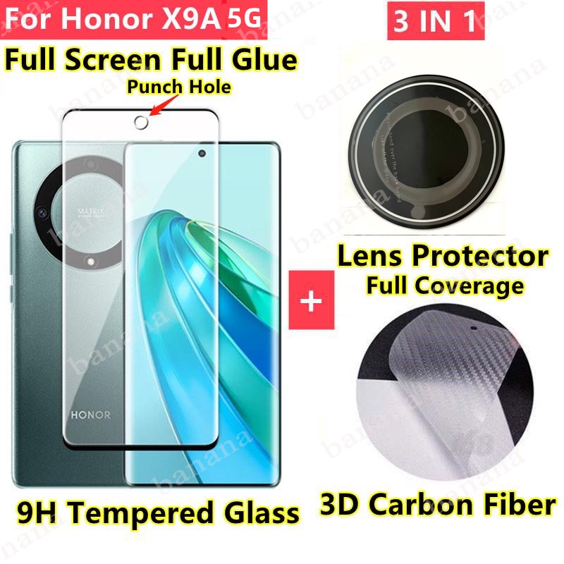 Relaxtoo For Honor X8a 2Pcs HD Front Screen Protector Glass Film