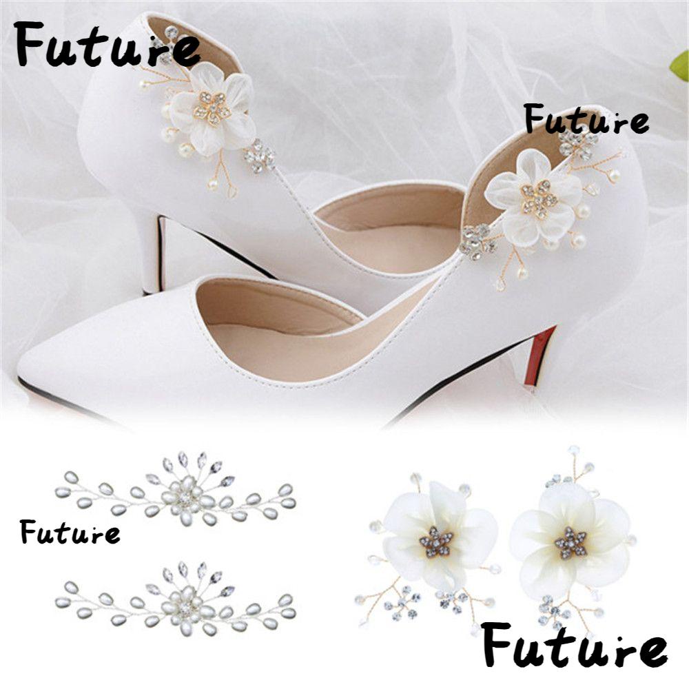 1Pcs Fashion Shiny Crystal Shoes Decorations Clip Women Shoe Buckle  Accessori Ts
