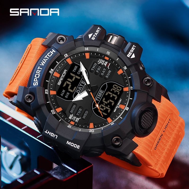 Sanda Military Industry Quality Trend Waterproof and Anti drop Multifunctional Outdoor Sports Watch SD6126 13 Shopee Philippines