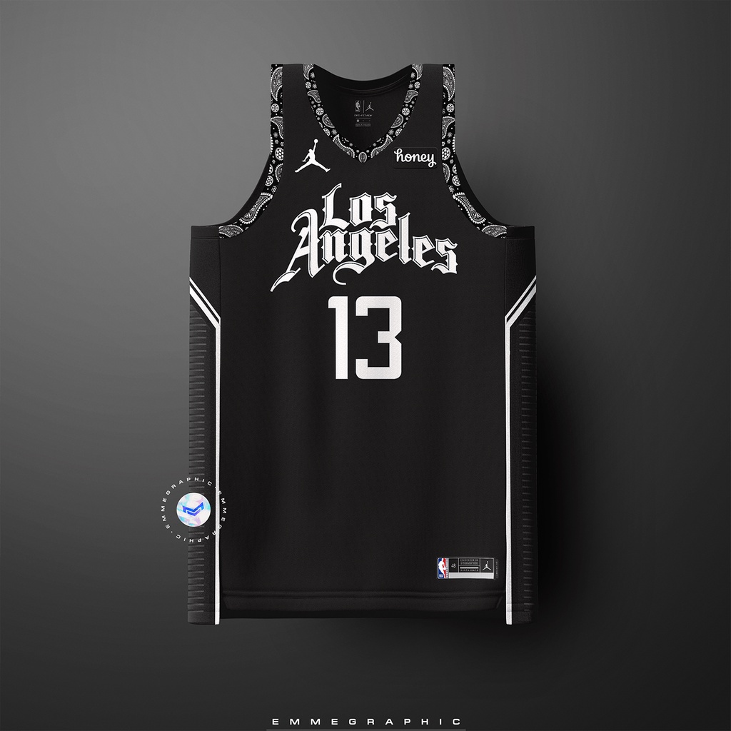 FREE CUSTOMIZE NAME AND NUMBER ONLY L.A CLIPPERS 02 GEORGE BASKETBALL JERSEY  full sublimation high quality fabrics