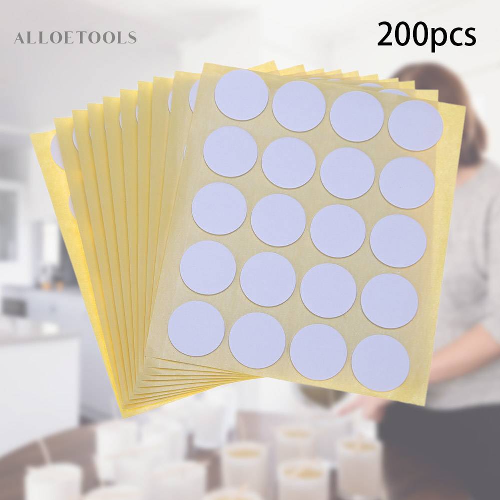 200pcs Candle Wick Stickers, Double-sided Foam Dots For Adhesion, Heat  Resistance; Ideal For Fixing Candle Wicks Onto Candle Bases, Diy Candle  Making Accessories