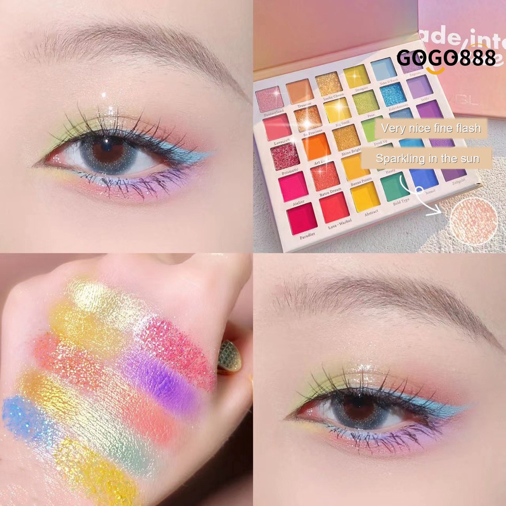 Glitter Eyeshadow Palette Beauty Makeup Matte Shimmer Eye Shadow Cosmetic T  #