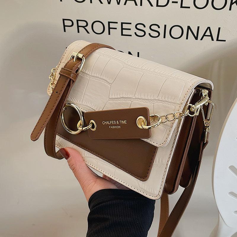 Small Bag Female 2023 New High-end Sense Niche Fashion Box Handbag  Everything Texture Single Shoulder Crossbody Bag Tide Bags