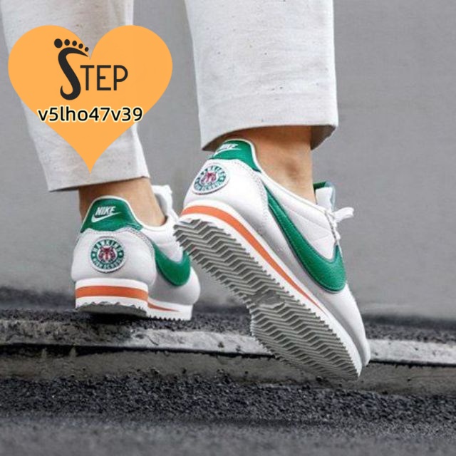 Classic cortez stranger 2024 things - white/pine green