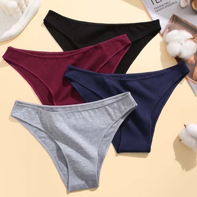 Cotton Panties For Women Waist Cross Design Sexy Underwear Intimates  Lingerie Female Panties Solid Color Briefs Soft Girls Panty