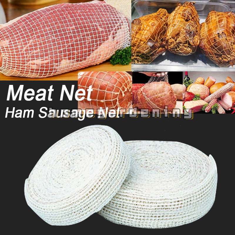 Meat Netting Roll Elastic Ham Sock Netting Pork Butcher Twine Net Braided  Cotton Thread Household Kitchen Net Bag Packing Tools - AliExpress