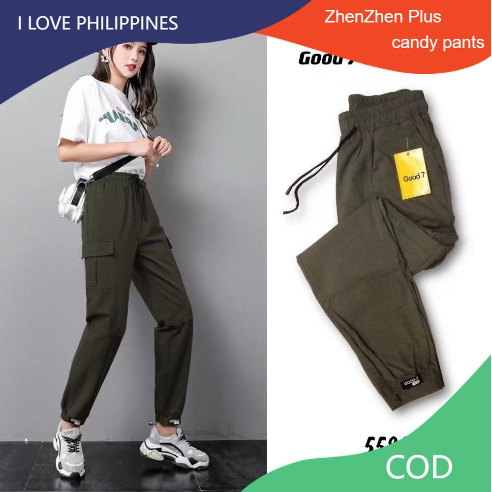 women's cargo pants LADIES GARTER pants