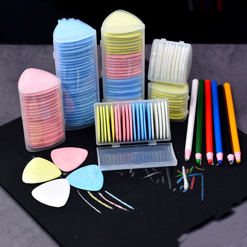 10Pcs/lot Colorful Erasable Fabric tailors chalk Fabric Patchwork Marker  Clothing Pattern DIY Sewing Needlework Accessories