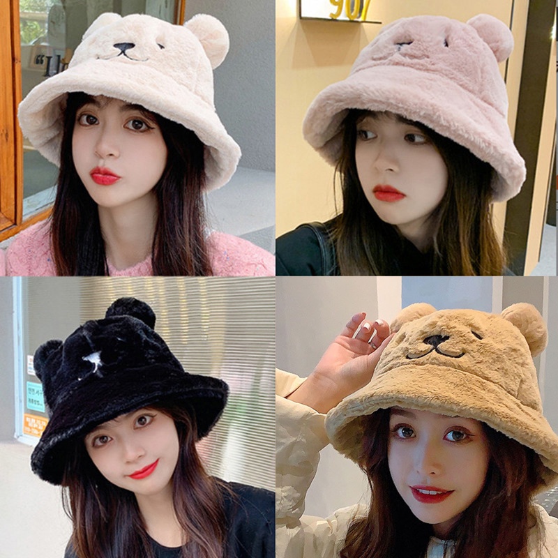 New Wool Fishman Hat Lady Autumn and Winter Warmth Korean Version