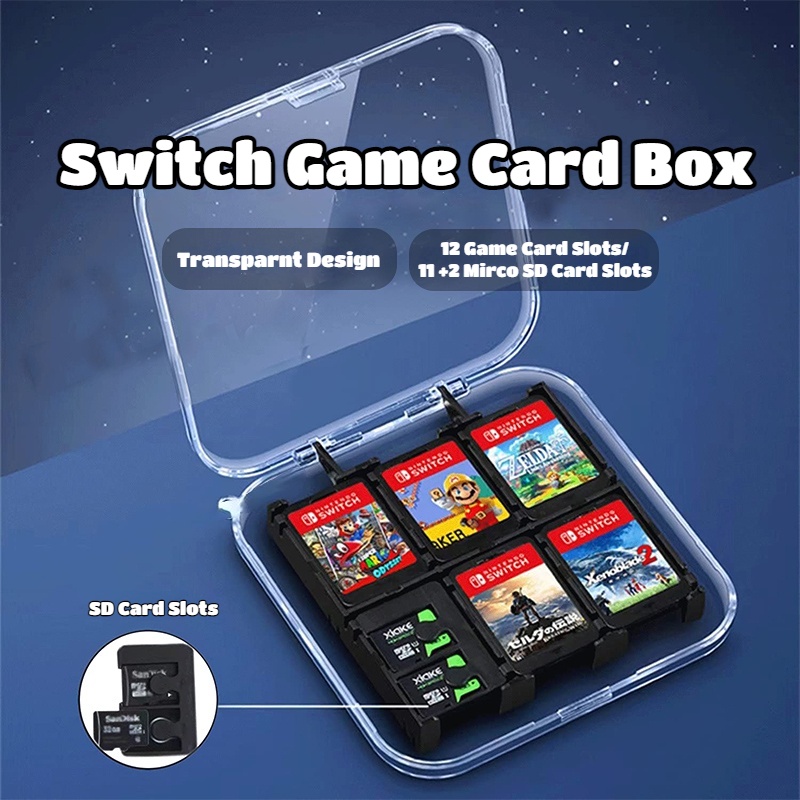 Nintendo switch shop 12 game slots