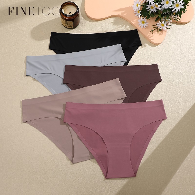 Women Panties Female Seamless Comfortable Solid Color Breathable Low Waist  Underwear