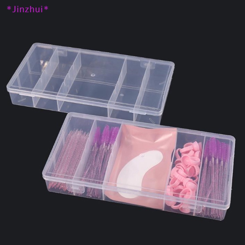 Clear Plastic Storage Box Jewelry Tool Craft Container Beads