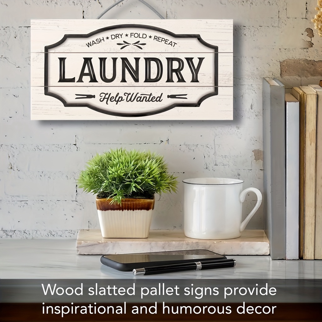 Laundry Room Help Wanted Wood Sign, Sign, Wooden Sign, Farmhouse Sign, Wood Sign, Laundry Room newest Decor, Laundry Sign